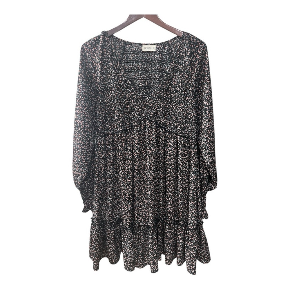 The Nines Floral Print Midi Dress Size L Women